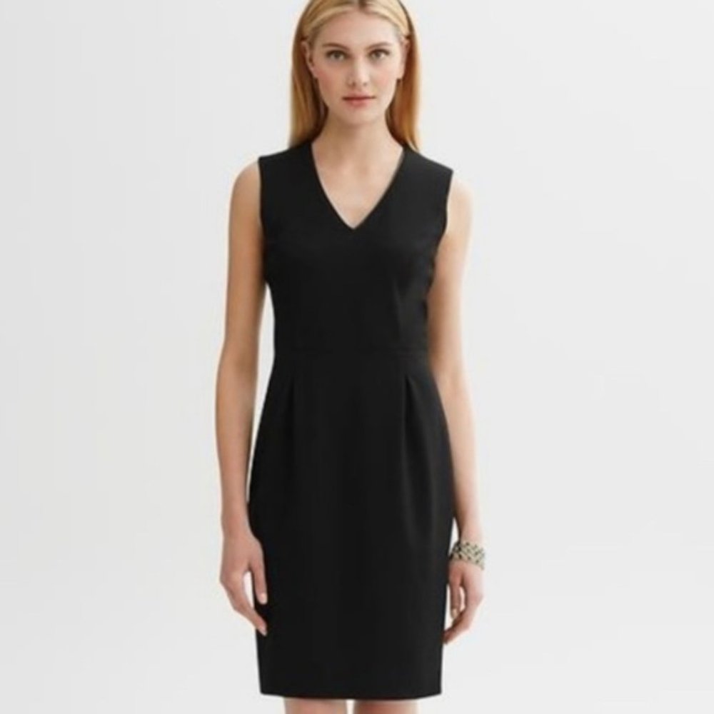 Black Knee Length Banana Republic Dress, Sz 2